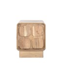 Table de Nuit Home ESPRIT Naturel 40 x 40 x 50 cm