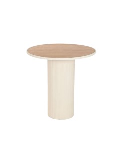 Mesa auxiliar Home ESPRIT Beige Natural 75 x 75 x 75,5 cm