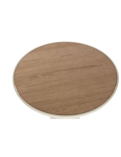 Mesa auxiliar Home ESPRIT Beige Natural 75 x 75 x 75,5 cm