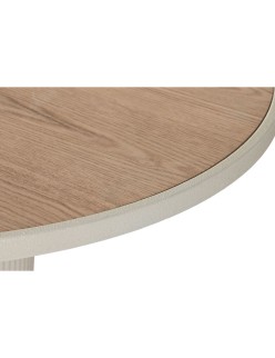 Mesa auxiliar Home ESPRIT Beige Natural 75 x 75 x 75,5 cm