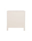 Table de Nuit Home ESPRIT Gris clair 53 x 42 x 56,2 cm