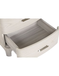 Table de Nuit Home ESPRIT Gris clair 53 x 42 x 56,2 cm