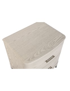 Table de Nuit Home ESPRIT Gris clair 53 x 42 x 56,2 cm
