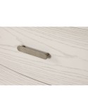 Table de Nuit Home ESPRIT Gris clair 53 x 42 x 56,2 cm