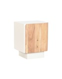 Table de Nuit Home ESPRIT Blanc Naturel 40 x 35 x 50 cm