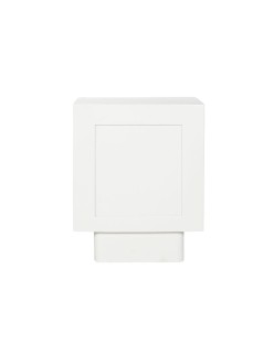 Table de Nuit Home ESPRIT Blanc Naturel 40 x 35 x 50 cm