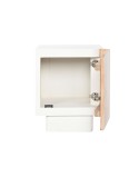 Table de Nuit Home ESPRIT Blanc Naturel 40 x 35 x 50 cm