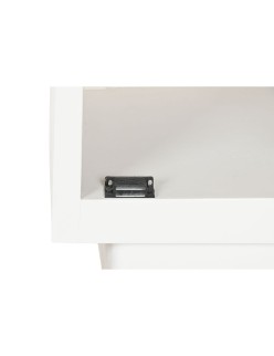 Table de Nuit Home ESPRIT Blanc Naturel 40 x 35 x 50 cm