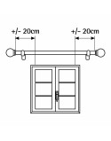 Varão para Cortinas Stor Planet (Recondicionado B)