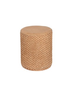 Mesa auxiliar Home ESPRIT Marrón claro 36,5 x 36,5 x 44 cm