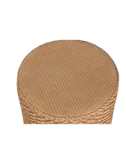 Mesa auxiliar Home ESPRIT Marrón claro 36,5 x 36,5 x 44 cm