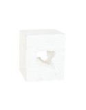 Mesa auxiliar Home ESPRIT Blanco 40 x 40 x 46 cm