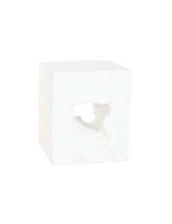 Mesa auxiliar Home ESPRIT Blanco 40 x 40 x 46 cm