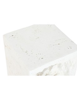 Mesa auxiliar Home ESPRIT Blanco 40 x 40 x 46 cm