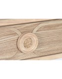 Table de Nuit Home ESPRIT Naturel 48 x 35 x 65 cm