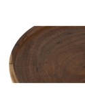 Mesa auxiliar Home ESPRIT Negro Natural 35 x 35 x 46 cm