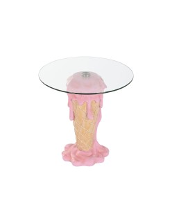 Mesa auxiliar Home ESPRIT Rosa 48 x 48 x 49 cm