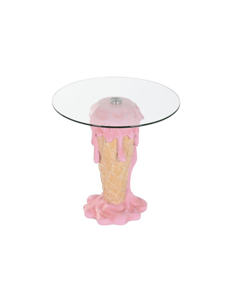 Mesa auxiliar Home ESPRIT Rosa 48 x 48 x 49 cm