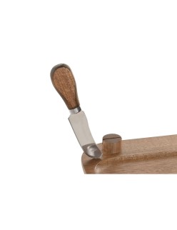 Tabla de cortar Home ESPRIT Acero Inoxidable Acacia