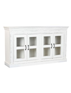 Anrichte Home ESPRIT Weiß Kristall Mango-Holz 180 x 40 x 100 cm