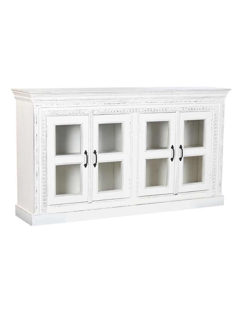 Anrichte Home ESPRIT Weiß Kristall Mango-Holz 180 x 40 x 100 cm