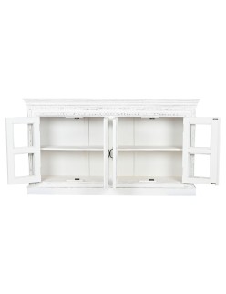 Anrichte Home ESPRIT Weiß Kristall Mango-Holz 180 x 40 x 100 cm
