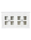Anrichte Home ESPRIT Weiß Kristall Mango-Holz 180 x 40 x 100 cm