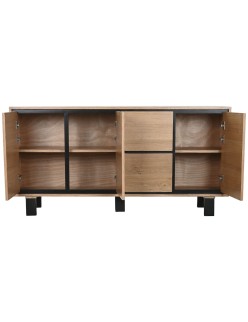 Anrichte Home ESPRIT Metall Holz MDF 160 x 38 x 80 cm