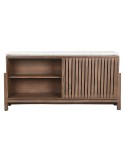 Anrichte Home ESPRIT Akazienholz Terrazzo 146 x 46 x 82 cm