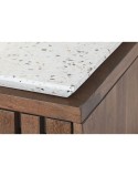 Anrichte Home ESPRIT Akazienholz Terrazzo 146 x 46 x 82 cm