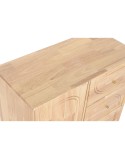 Anrichte Home ESPRIT natürlich Metall Rattan Kautschukholz 73,5 x 35 x 78 cm