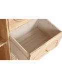 Anrichte Home ESPRIT natürlich Metall Rattan Kautschukholz 73,5 x 35 x 78 cm