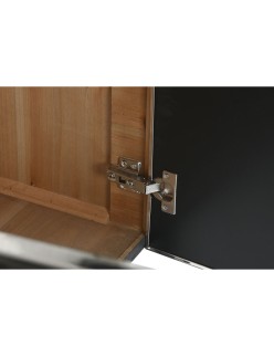 Anrichte Home ESPRIT Silberfarben Metall Stahl 151 x 41 x 80 cm