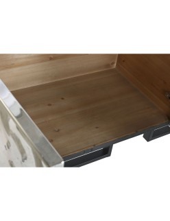 Anrichte Home ESPRIT Silberfarben Metall Stahl 151 x 41 x 80 cm