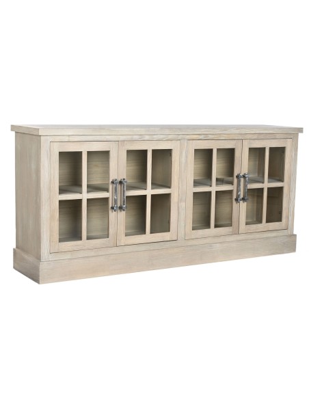 Buffet Home ESPRIT Naturel Bois Verre 180 x 40 x 82 cm