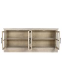Buffet Home ESPRIT Naturel Bois Verre 180 x 40 x 82 cm