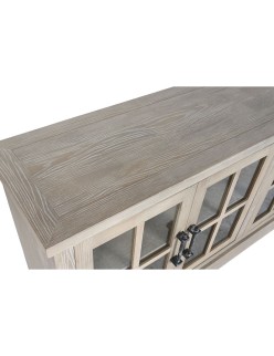 Buffet Home ESPRIT Naturel Bois Verre 180 x 40 x 82 cm