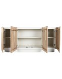Anrichte Home ESPRIT Weiß natürlich Akazienholz Mango-Holz 170 x 40 x 80 cm