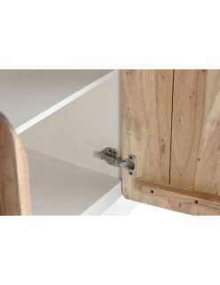 Anrichte Home ESPRIT Weiß natürlich Akazienholz Mango-Holz 170 x 40 x 80 cm