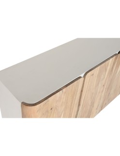 Anrichte Home ESPRIT Weiß natürlich Akazienholz Mango-Holz 170 x 40 x 80 cm