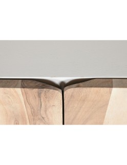 Anrichte Home ESPRIT Weiß natürlich Akazienholz Mango-Holz 170 x 40 x 80 cm