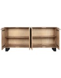 Anrichte Home ESPRIT Metall Akazienholz 170 x 40 x 80 cm