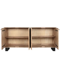 Anrichte Home ESPRIT Metall Akazienholz 170 x 40 x 80 cm