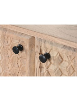 Anrichte Home ESPRIT Metall Akazienholz 170 x 40 x 80 cm
