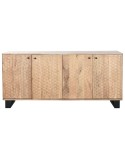 Anrichte Home ESPRIT Metall Akazienholz 170 x 40 x 80 cm