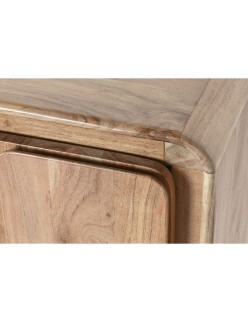 Anrichte Home ESPRIT natürlich Akazienholz Holz MDF 180 x 40 x 80 cm