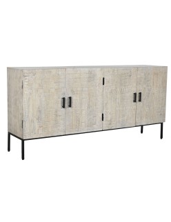 Anrichte Home ESPRIT Weiß Metall Mango-Holz 180 x 40 x 85 cm