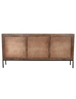 Anrichte Home ESPRIT Weiß Metall Mango-Holz 180 x 40 x 85 cm