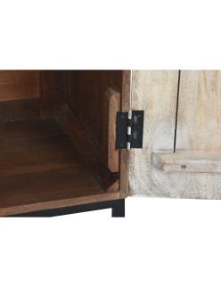 Anrichte Home ESPRIT Weiß Metall Mango-Holz 180 x 40 x 85 cm