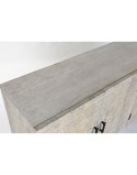 Anrichte Home ESPRIT Weiß Metall Mango-Holz 180 x 40 x 85 cm
